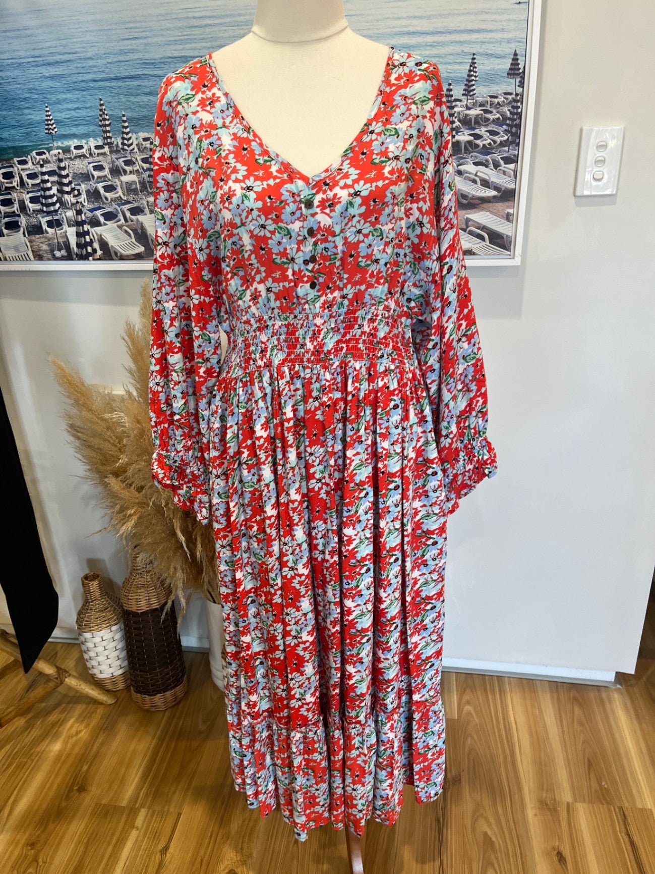 Jazz & Milly Floral Dress XXL 