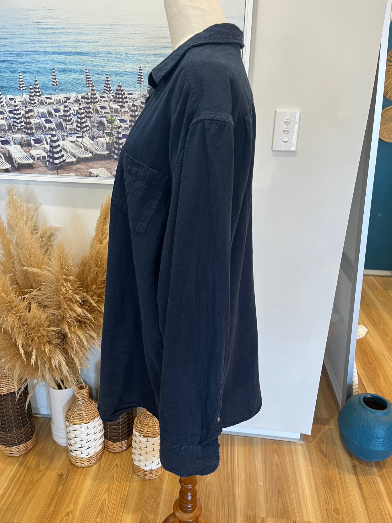 Navy Blue Shirt Size XXL