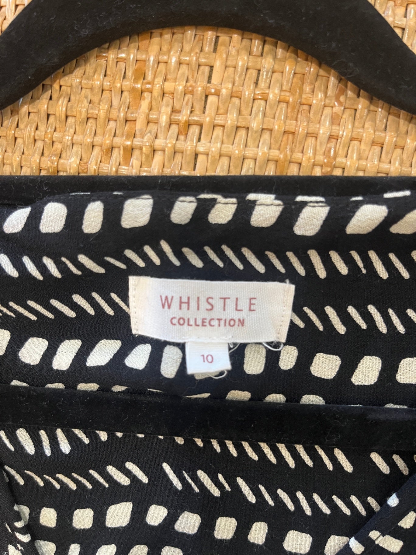 Whistle Black & White Dress Size 10
