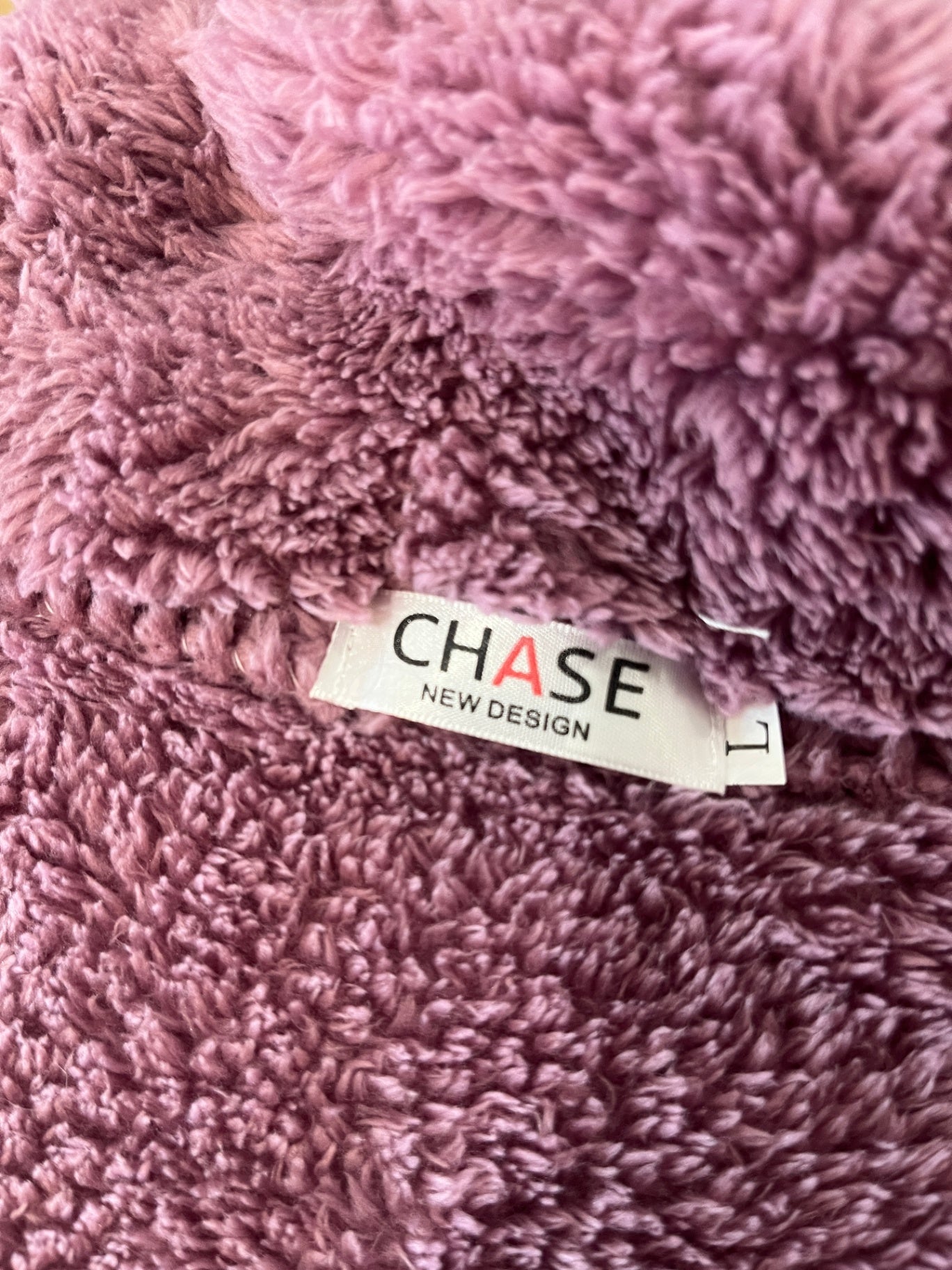 CHASE Fluffy Purple Jacket Size Large