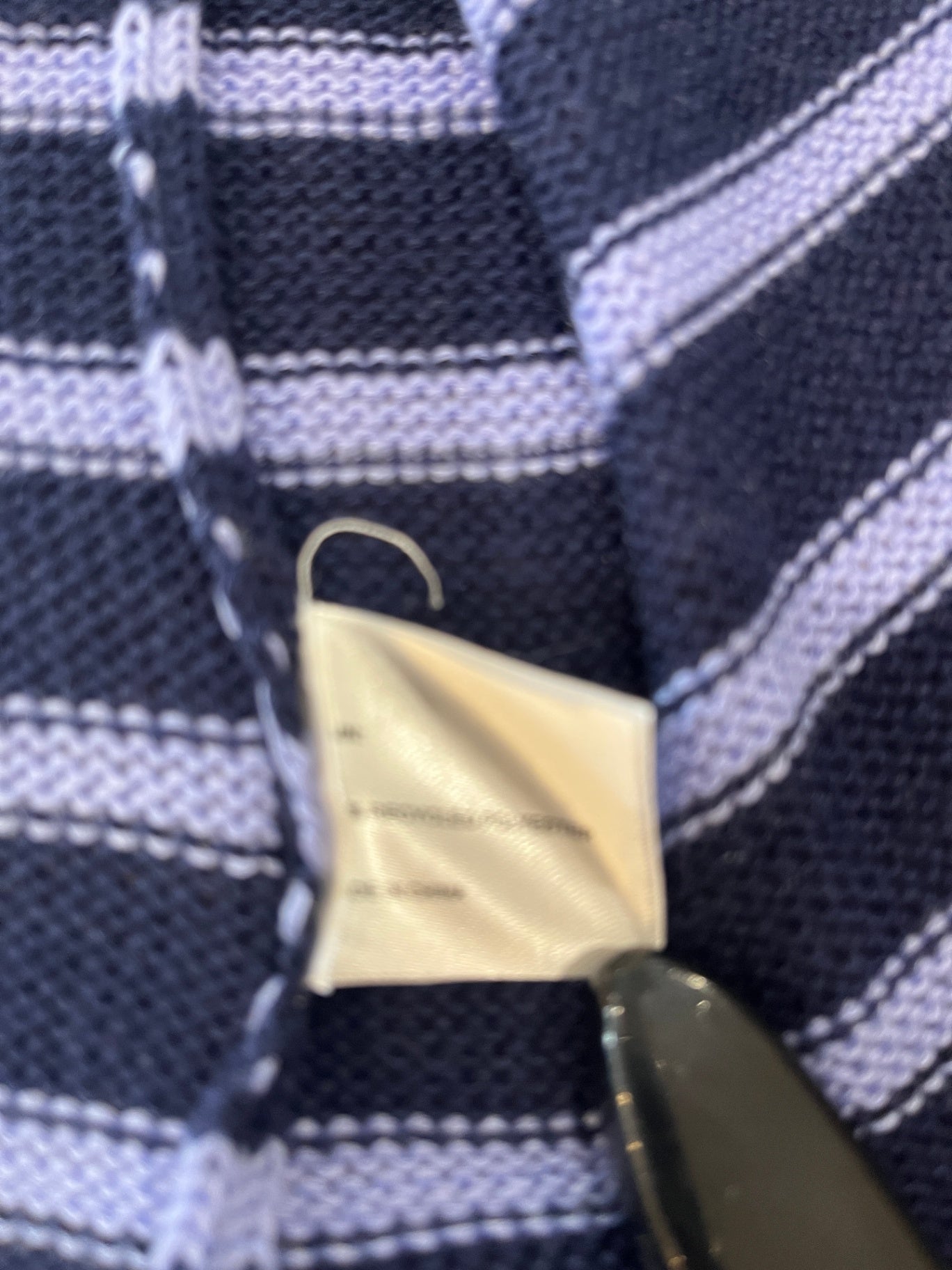 Peace & Promise Jersey Blue/Light Purple Stripes Size M