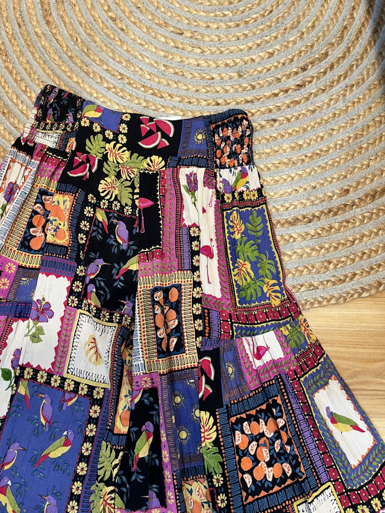 Flamingo Hippy Super Wide Leg Pants Size M