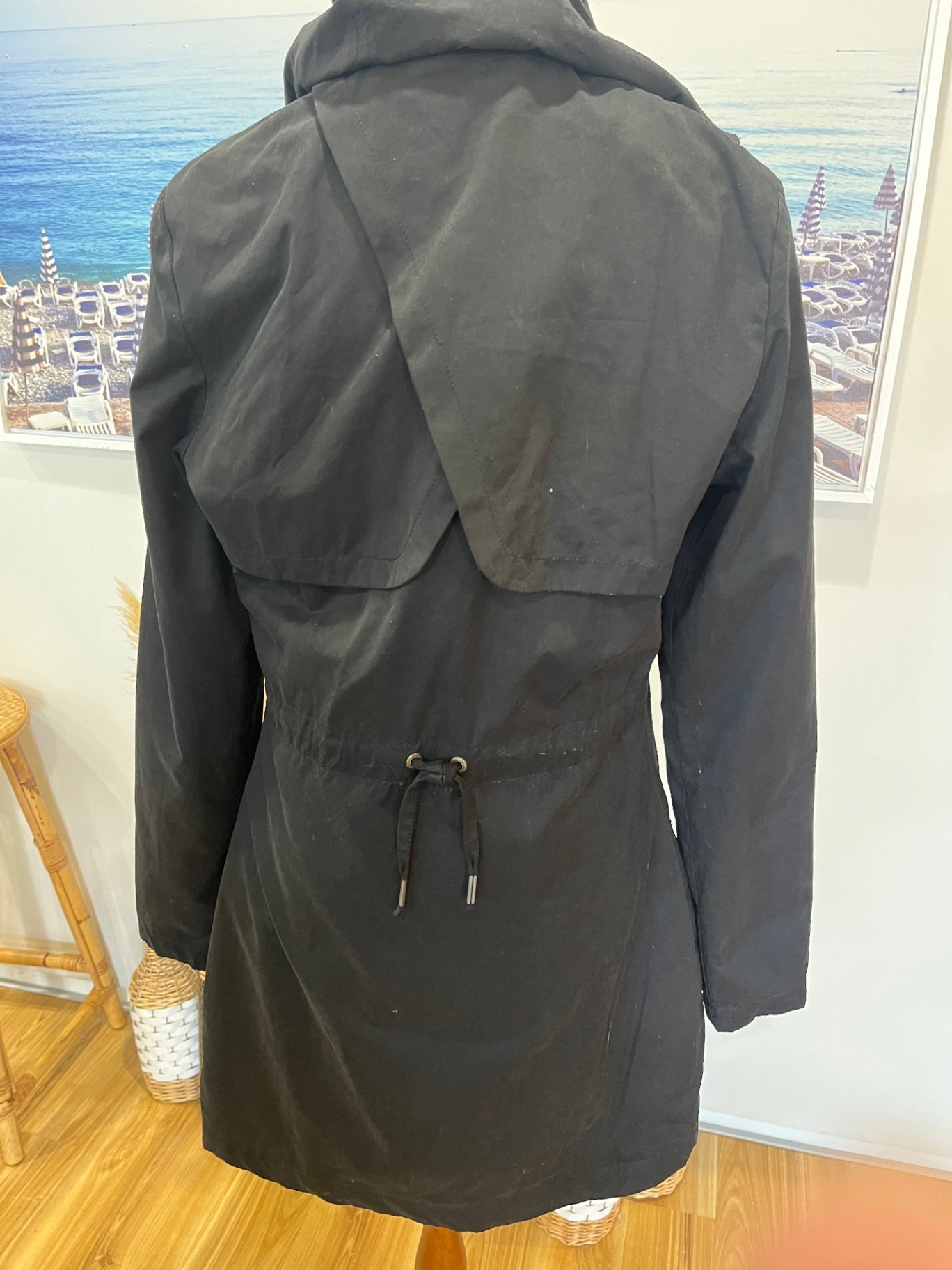 gsus sindustries Black Jacket w/hood Size Small