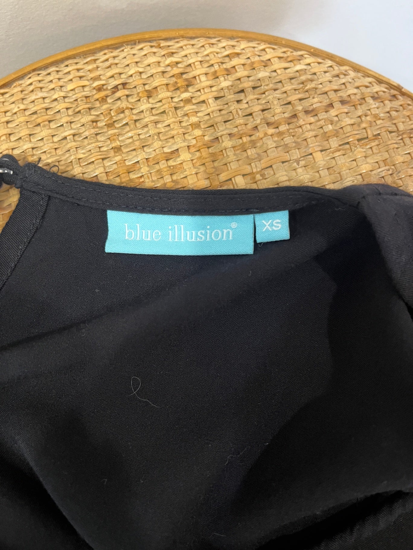 Blue Illusion Blue/Black Dress XS/Small 