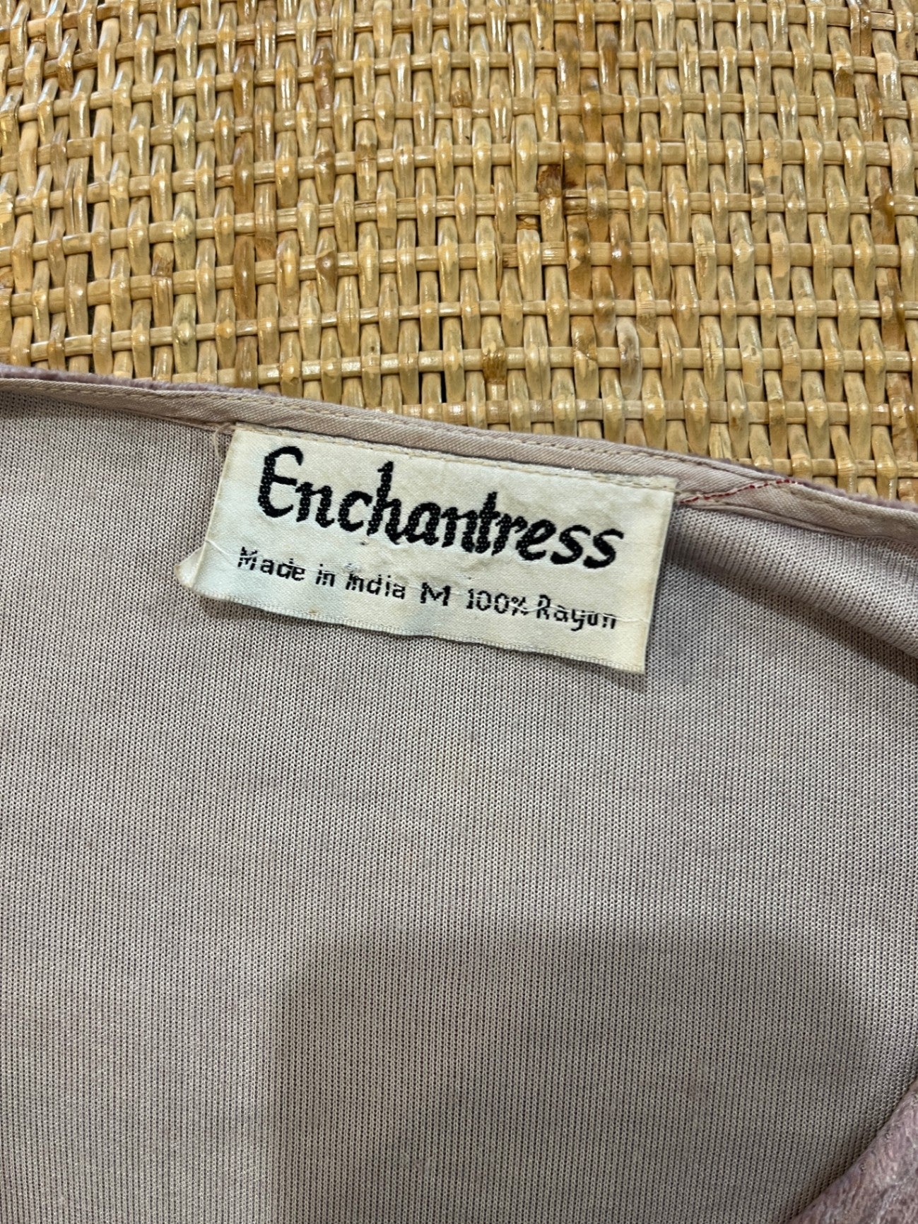 Enchantress Blush Pink Velvet Cardigan Size Medium 