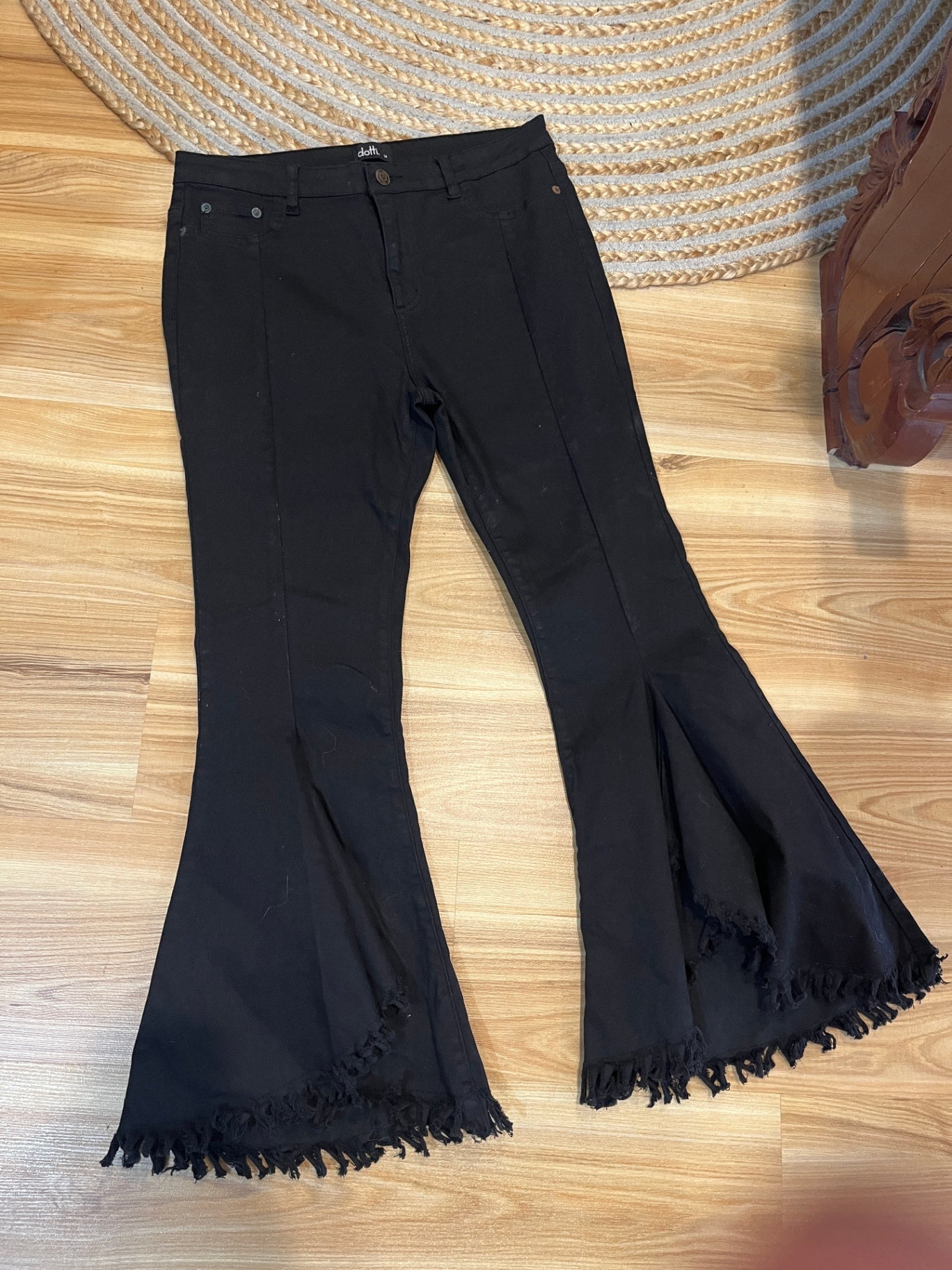dotti Culottes Black Pants Size 14