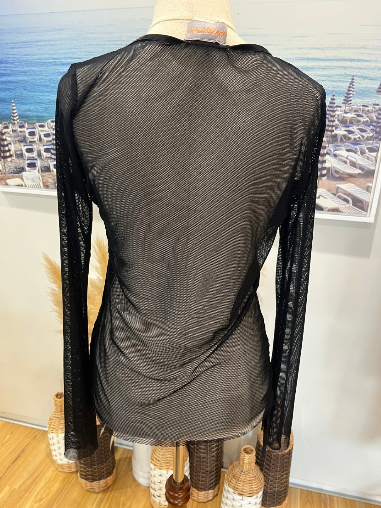 Vintage Pagani Black Top Size 10