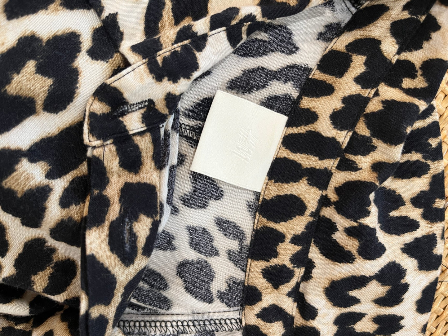 H&M Leopard Print Dress Size Large