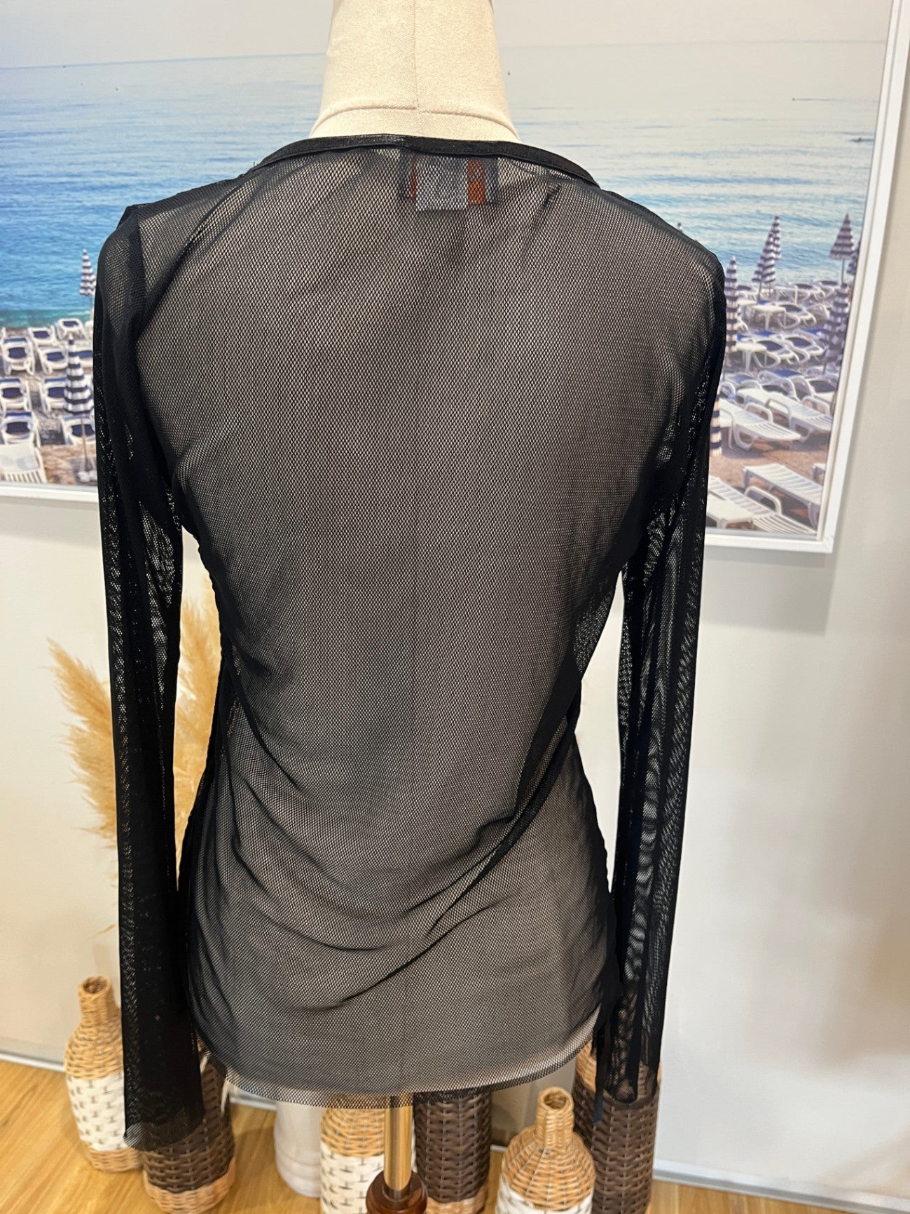 Vintage Pagani Black Top Size 10