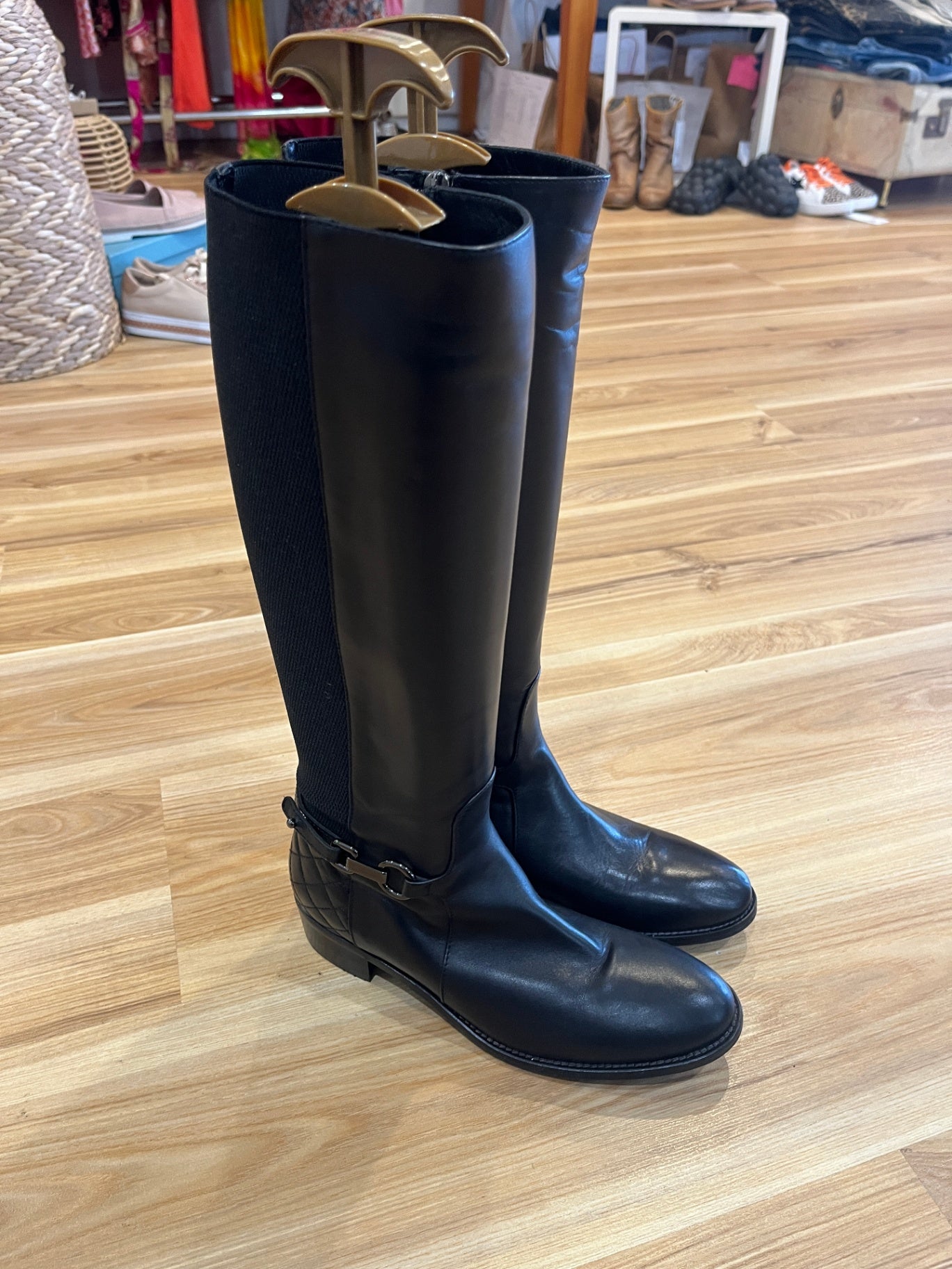 Russell and Bromley Black Boots 38.5 