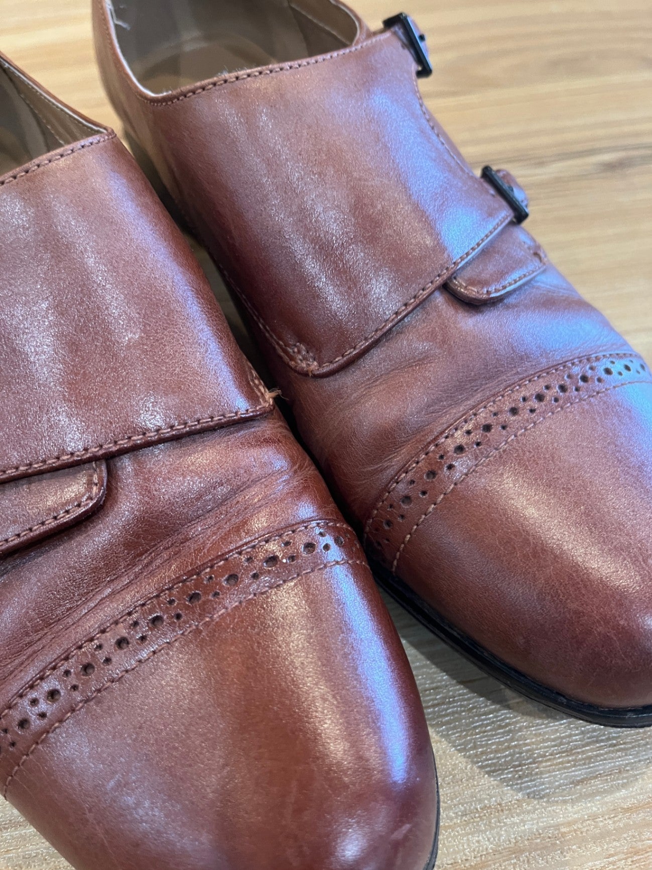 Clarks Softwear Brown Leather Shoes