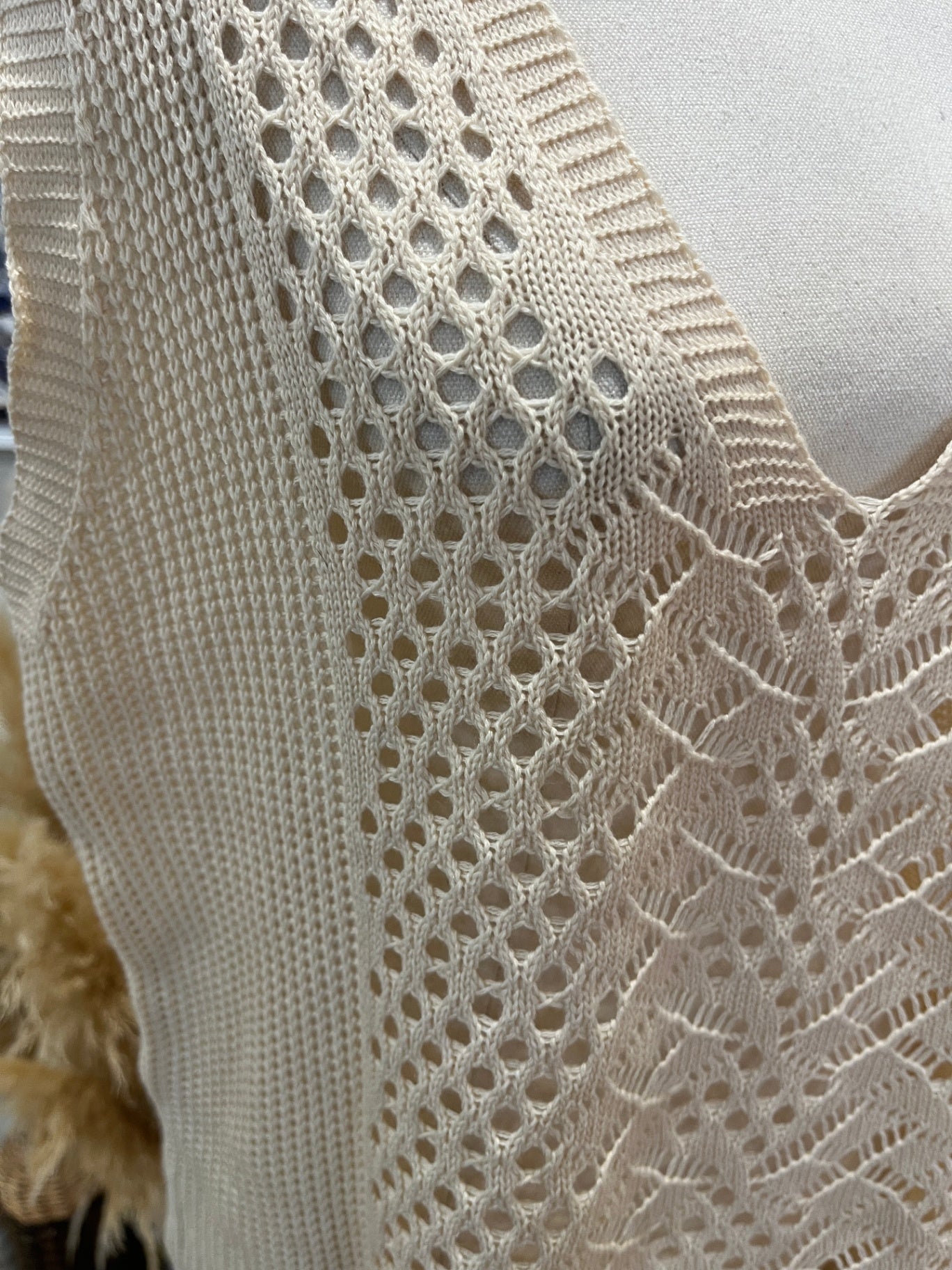 Cream Vest Size S/M