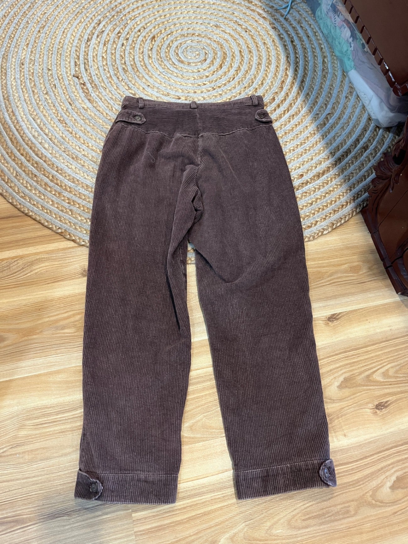 Grace Hill Corduroy Pants Dusty Maroon, Size 12