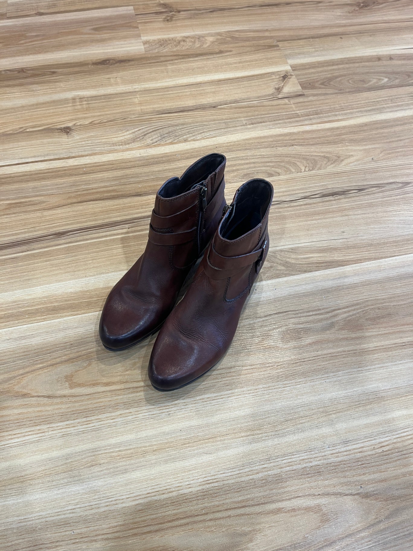 Caprice Brown Ankle Boots Size EU 38.5