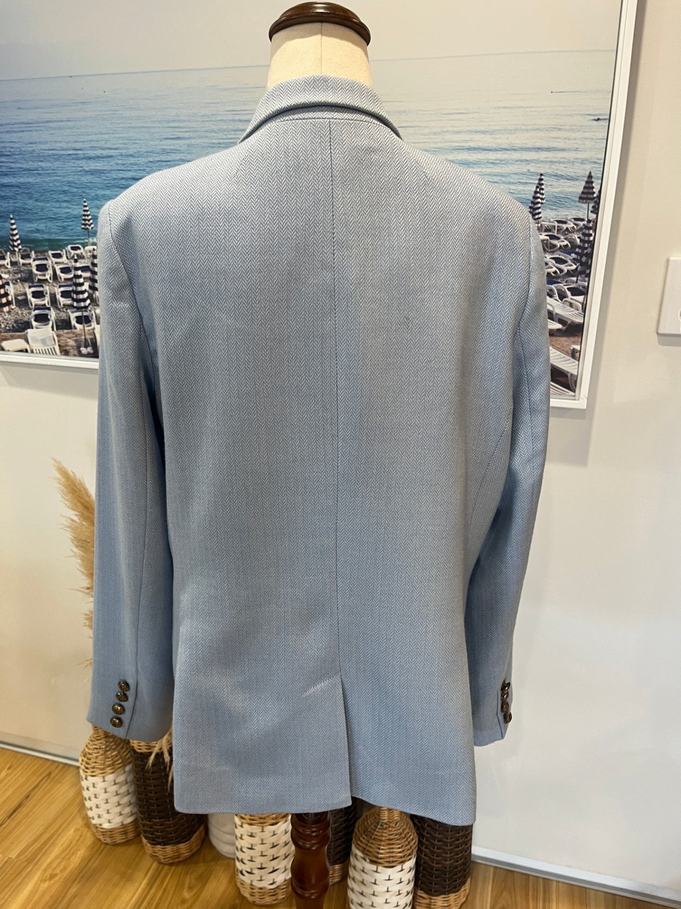Emerge Pale Blue Blazer 