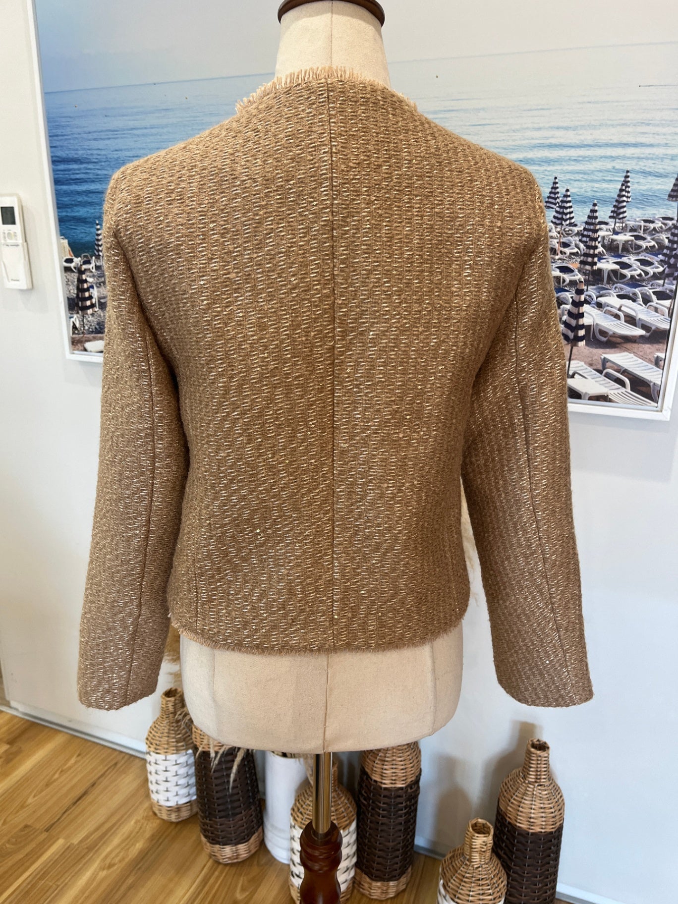 Crop Jacket Size Small