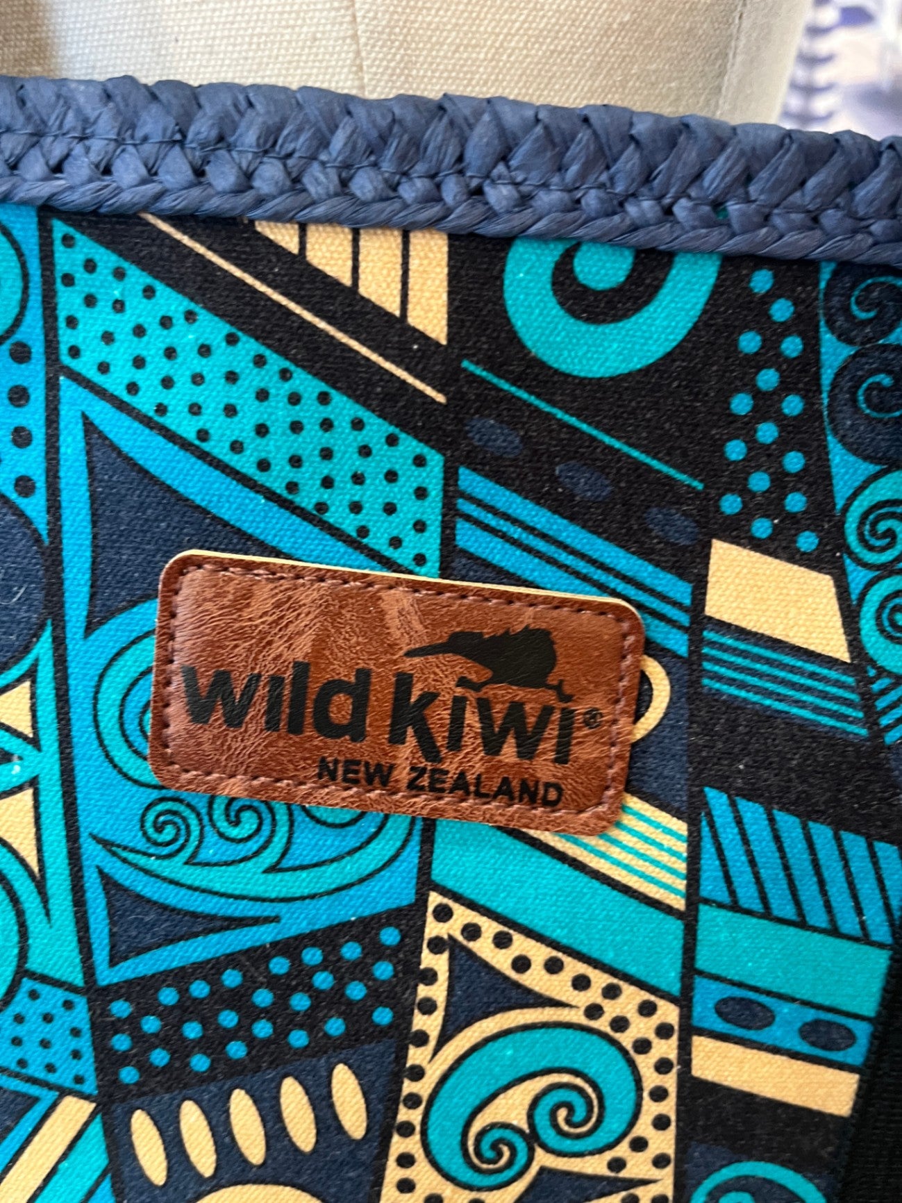 Wild Kiwi Tote Bag Vibrant Patterns 