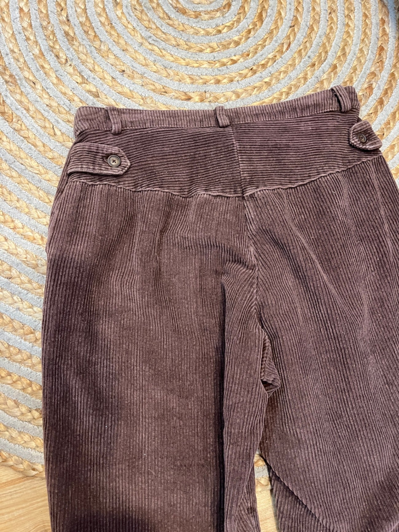 Grace Hill Corduroy Pants Dusty Maroon, Size 12