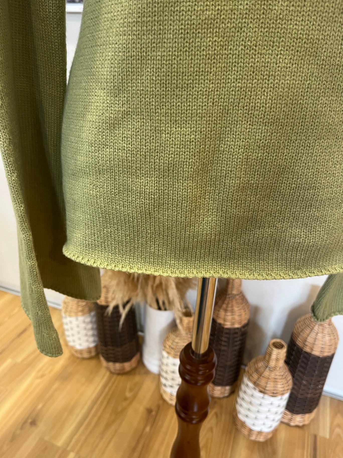Flared Sleeves Jersey - Pale Green