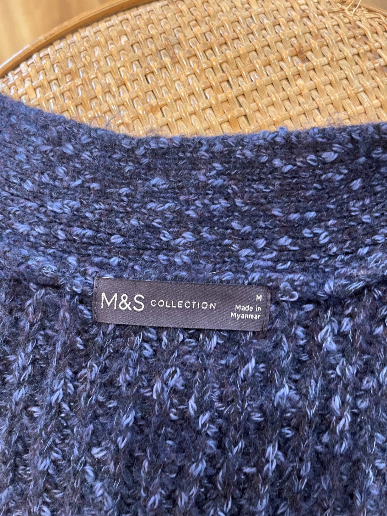 M&S Collection Cardigan M Navy Blue