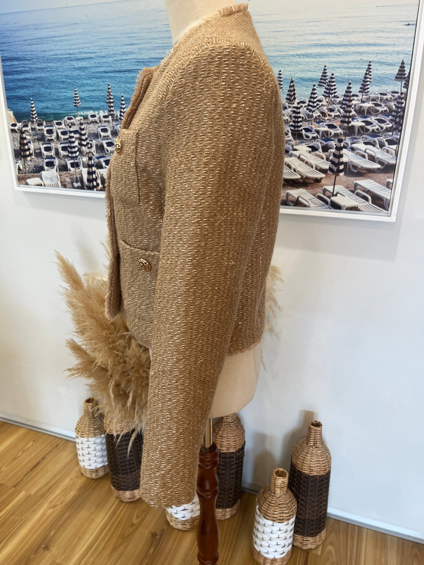 Crop Jacket Size Small