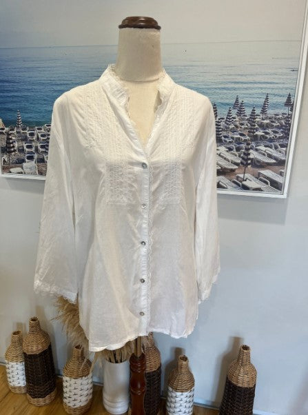 [SALE] Peasant-Syle Cream Blouse