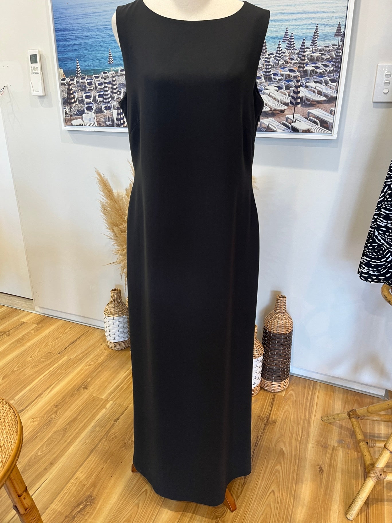 Dark Grey Dress Side Zip Size Medium