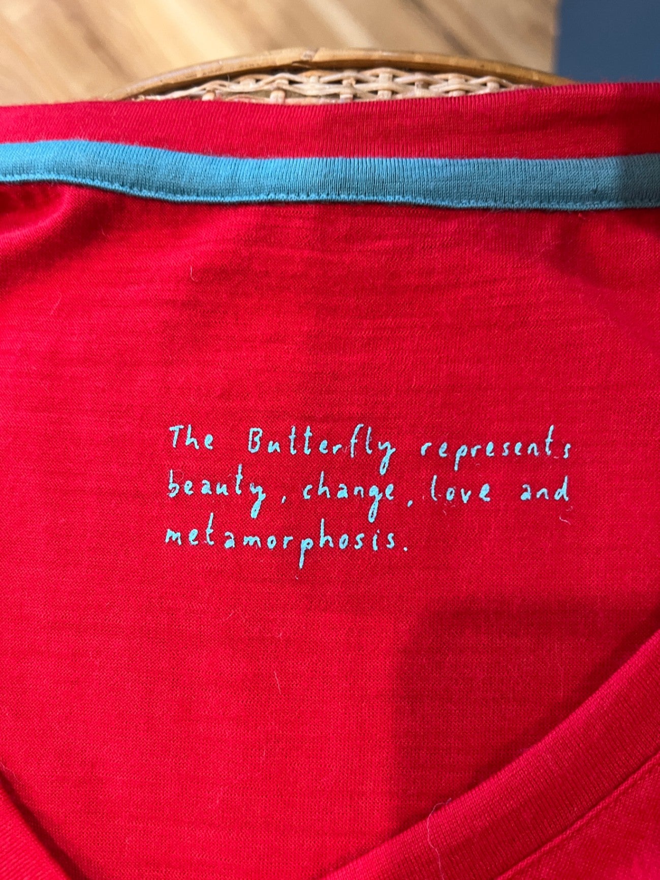 Vibrant Red T-Shirt Size M
