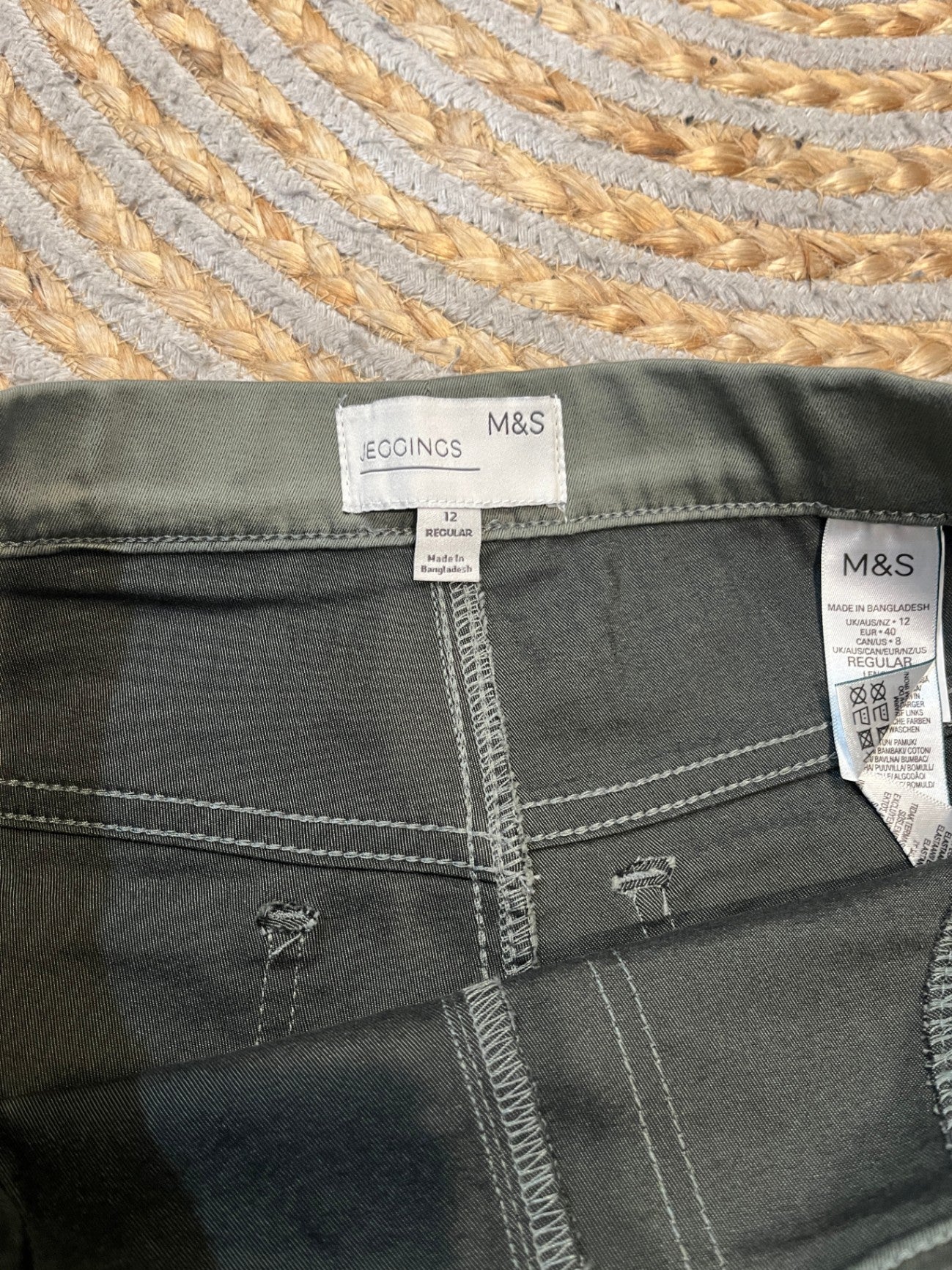 M&S Khaki Pants  Size 12