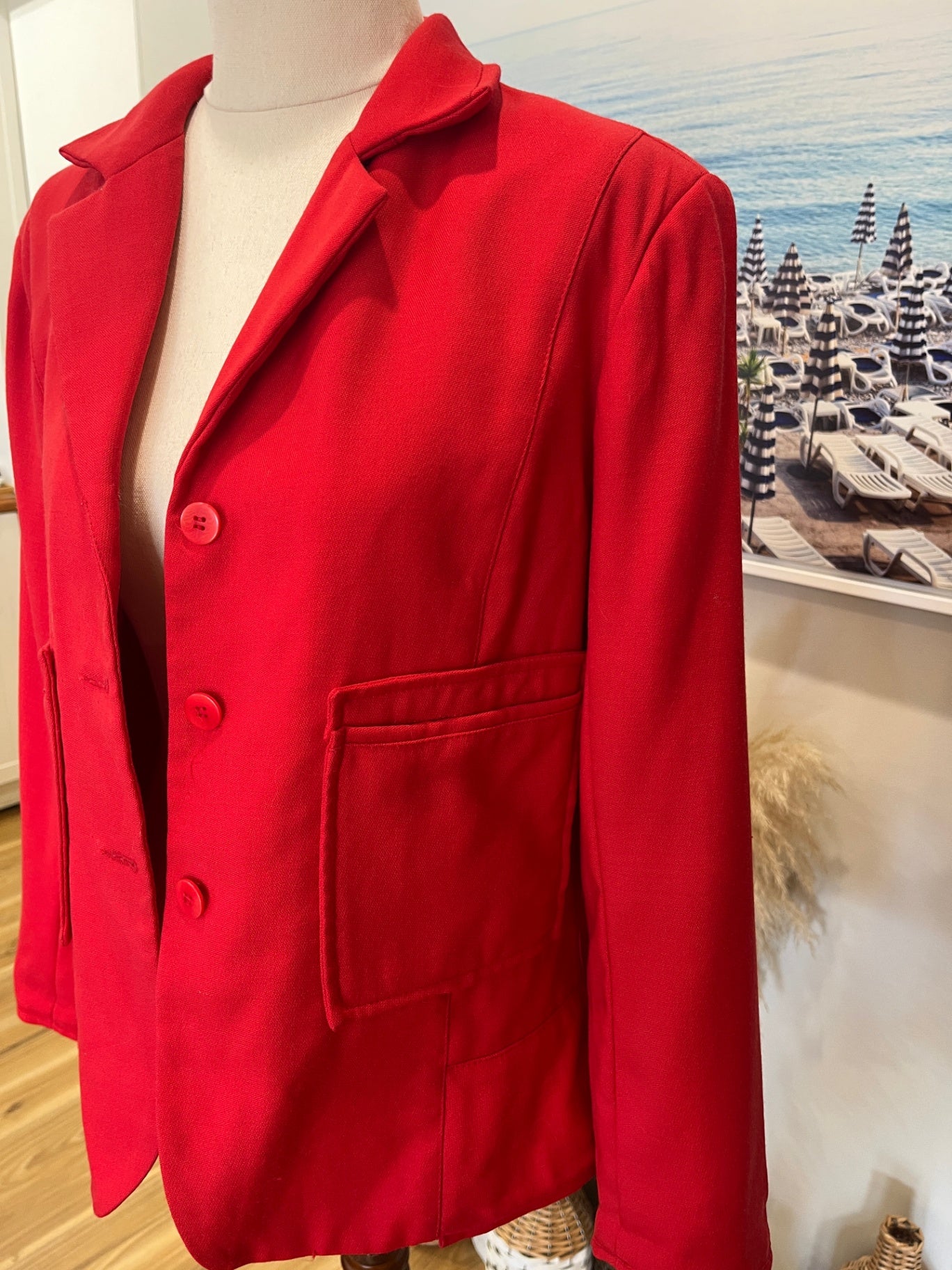 Jane Daniels Design Red Jacket Size 10 