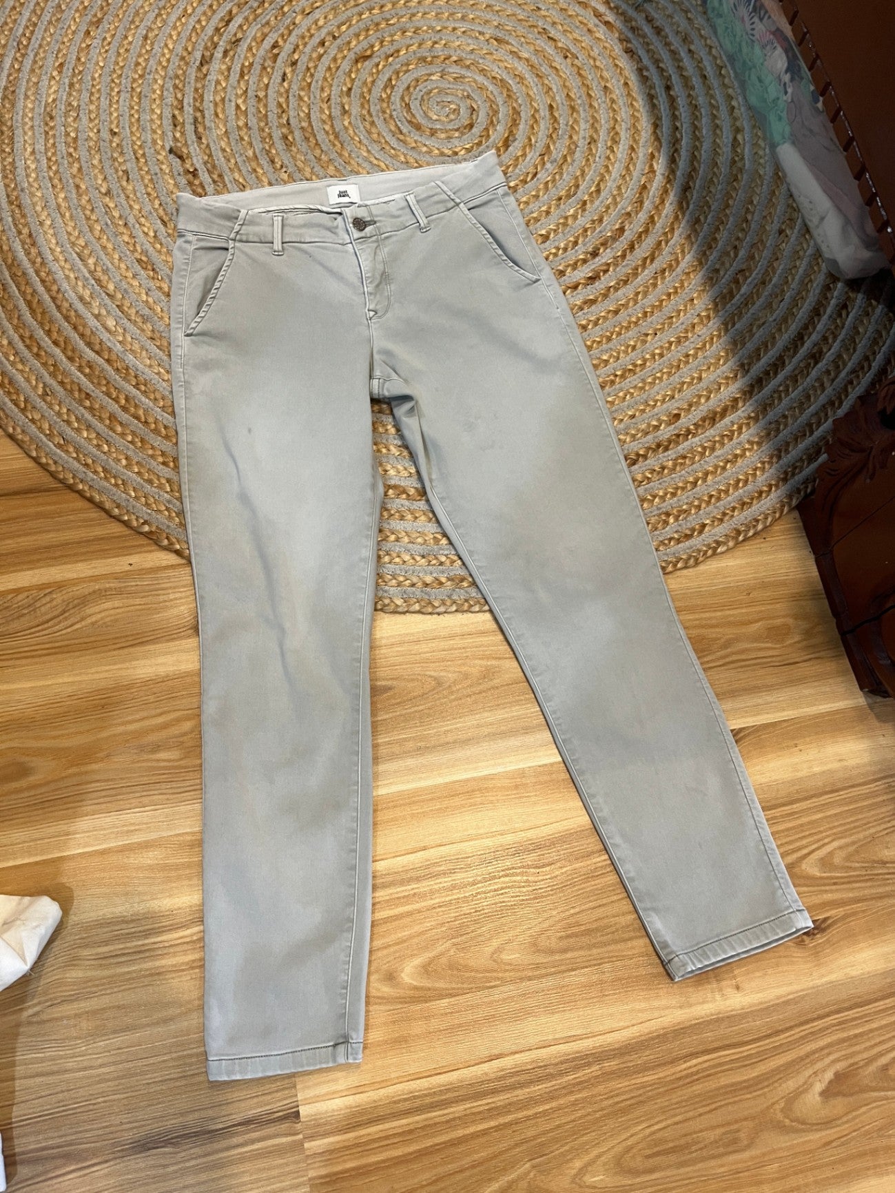 Just Jeans Light Gray Pants Size 10 