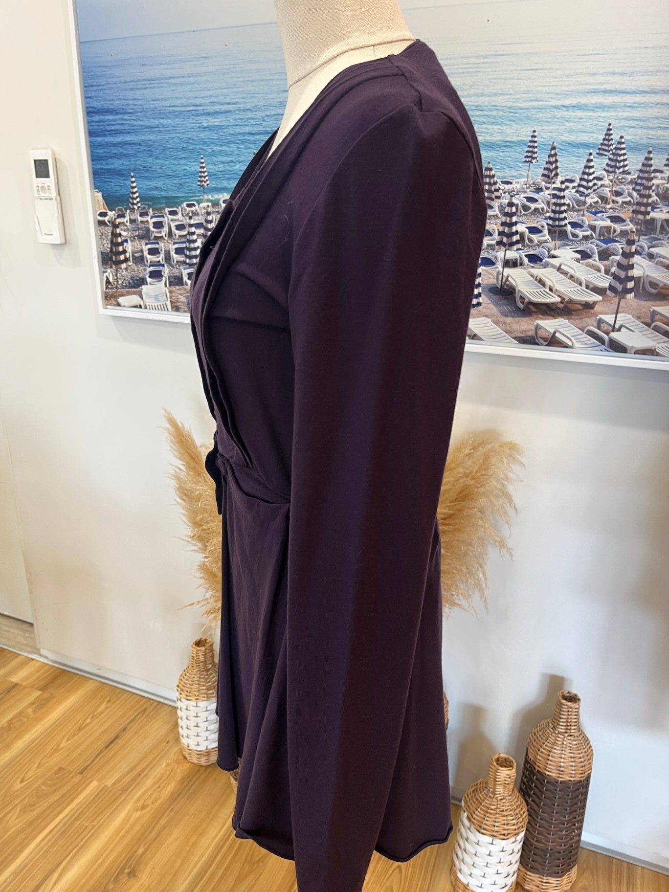 untouched world Purple Cardigan XS