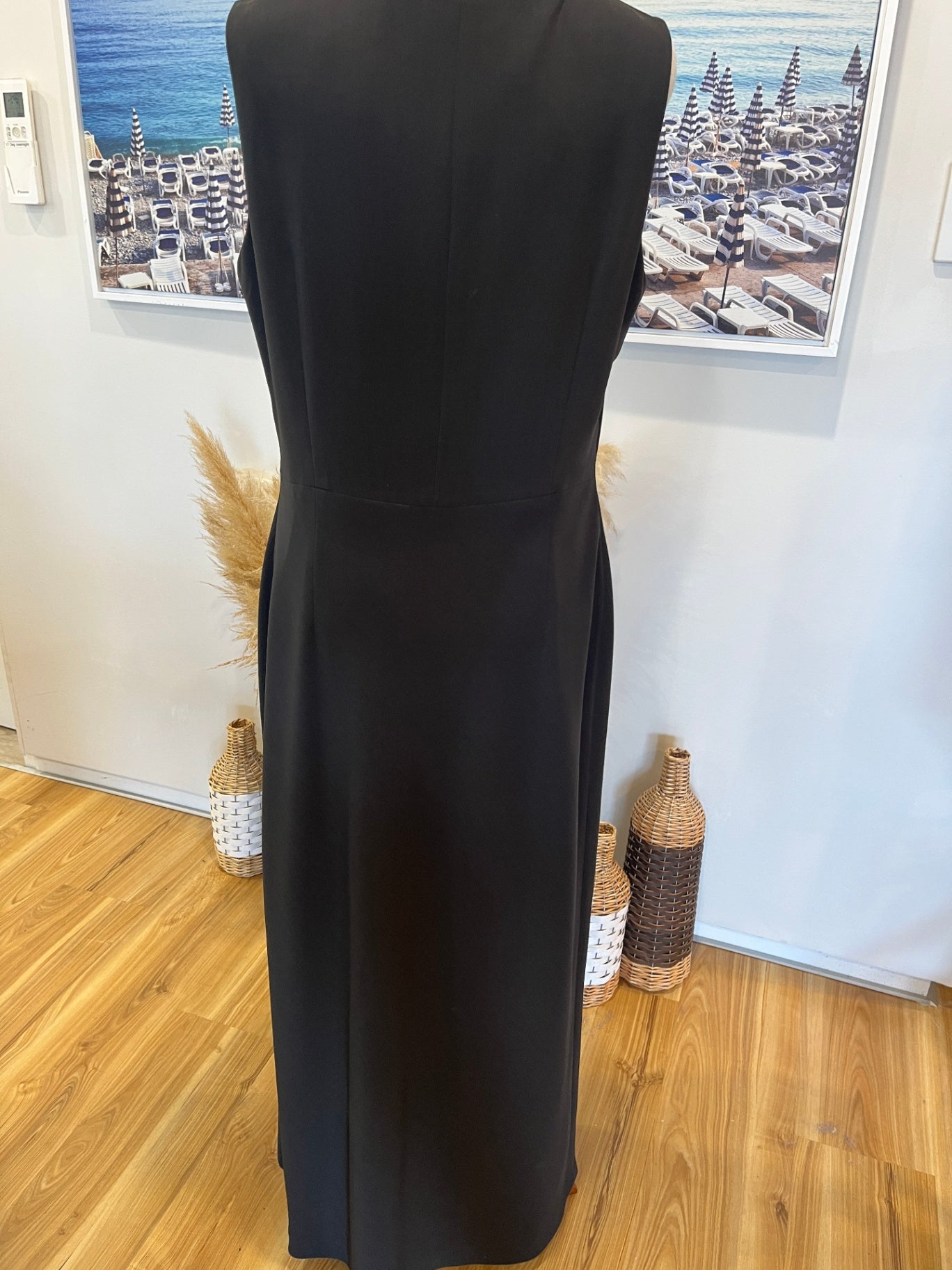 Dark Grey Dress Side Zip Size Medium