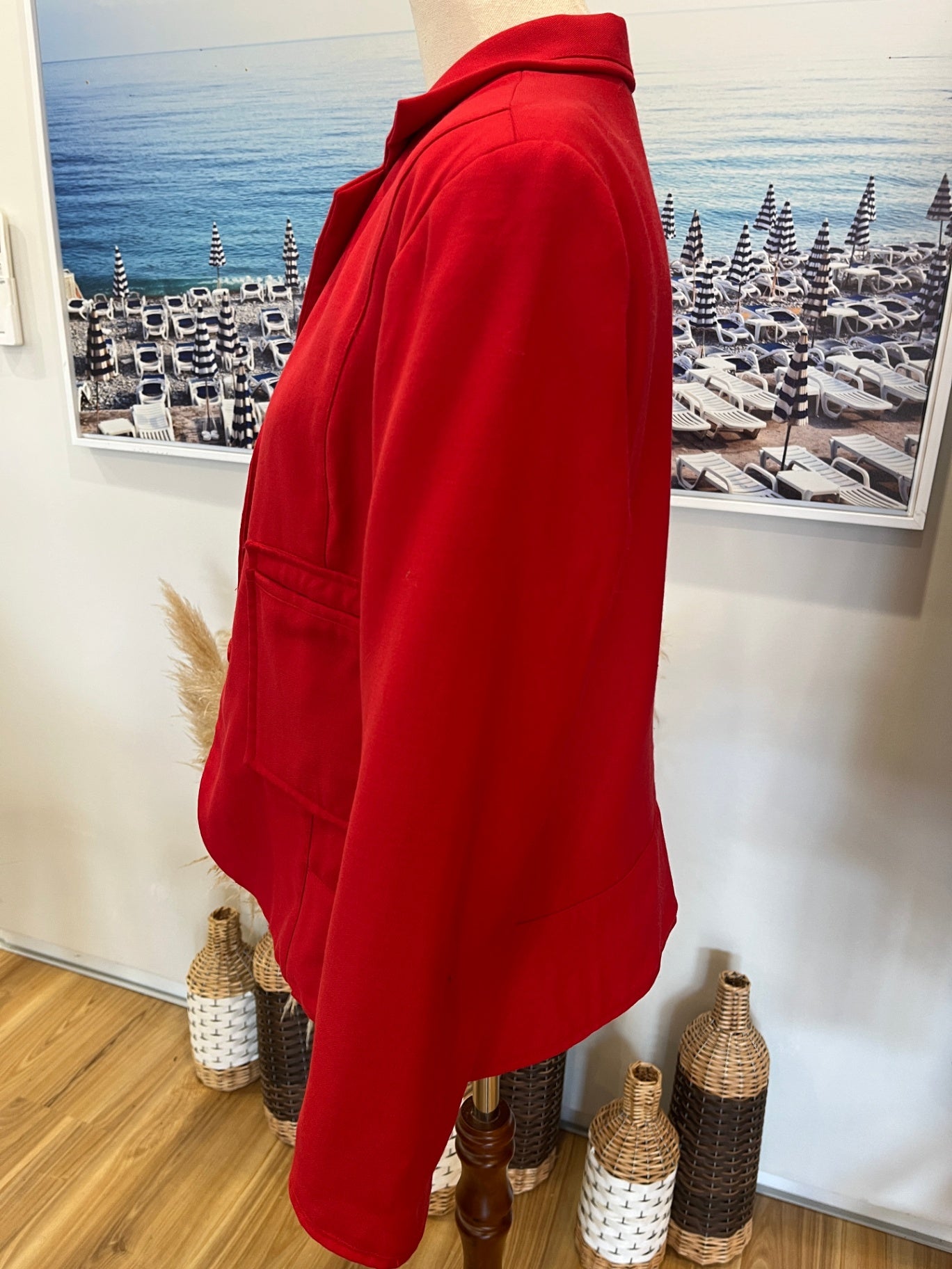 Jane Daniels Design Red Jacket Size 10 