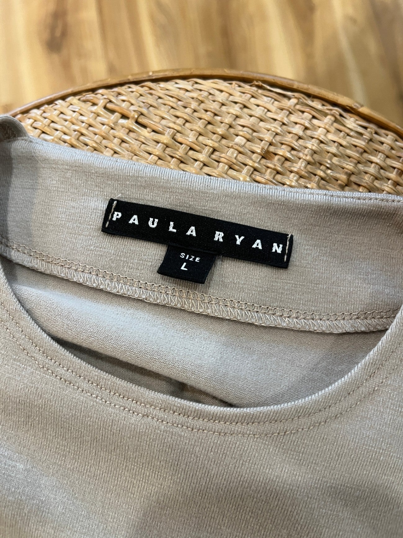 PAULA RYAN Top L Beige