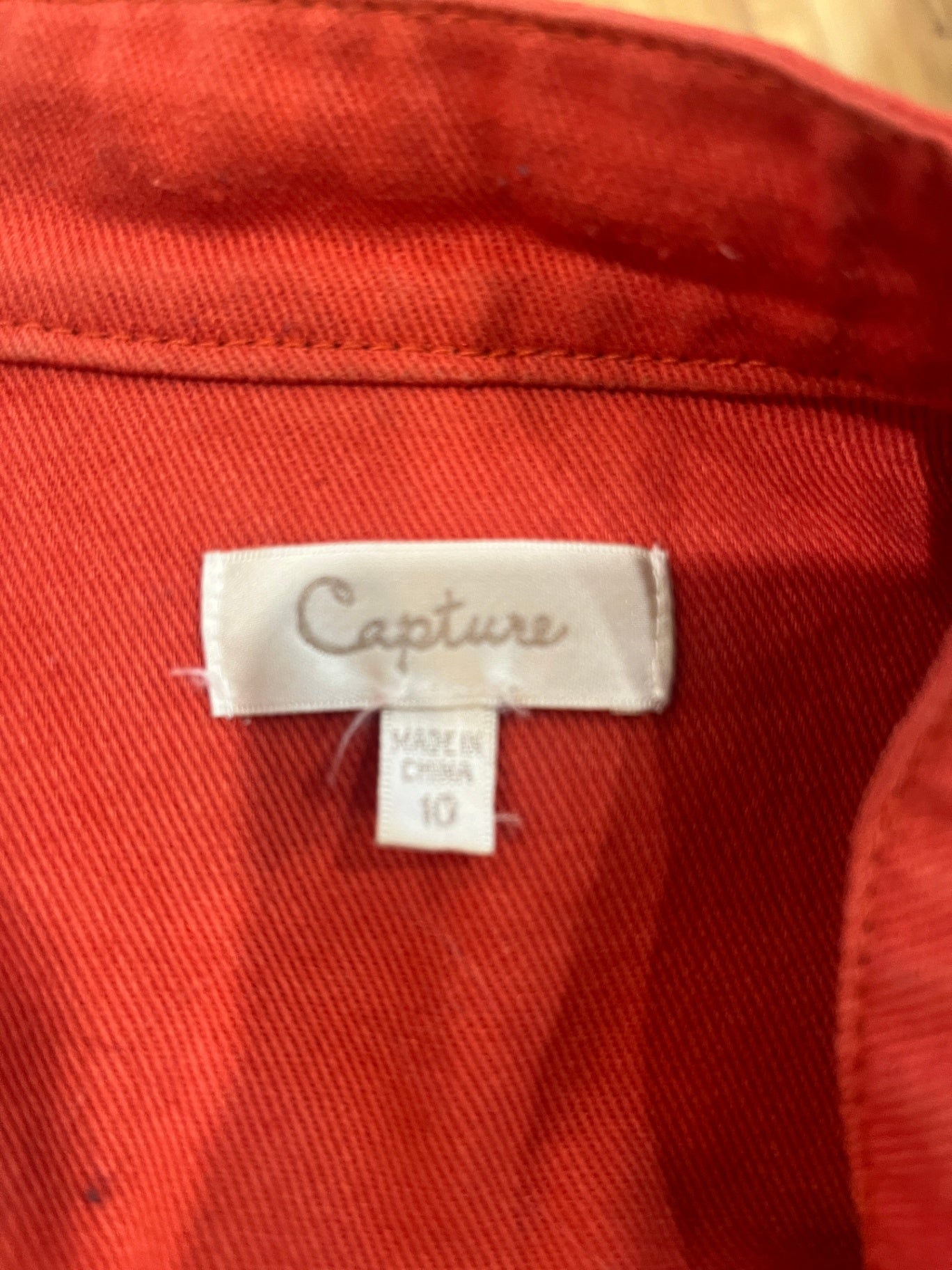 Capture  Burnt Orange Jacket
