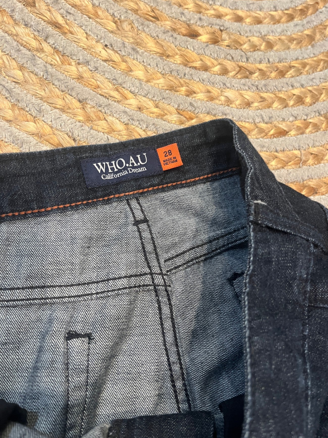 Who.A.U “California Dream” Straight Jeans – Size 28 | Casual Denim