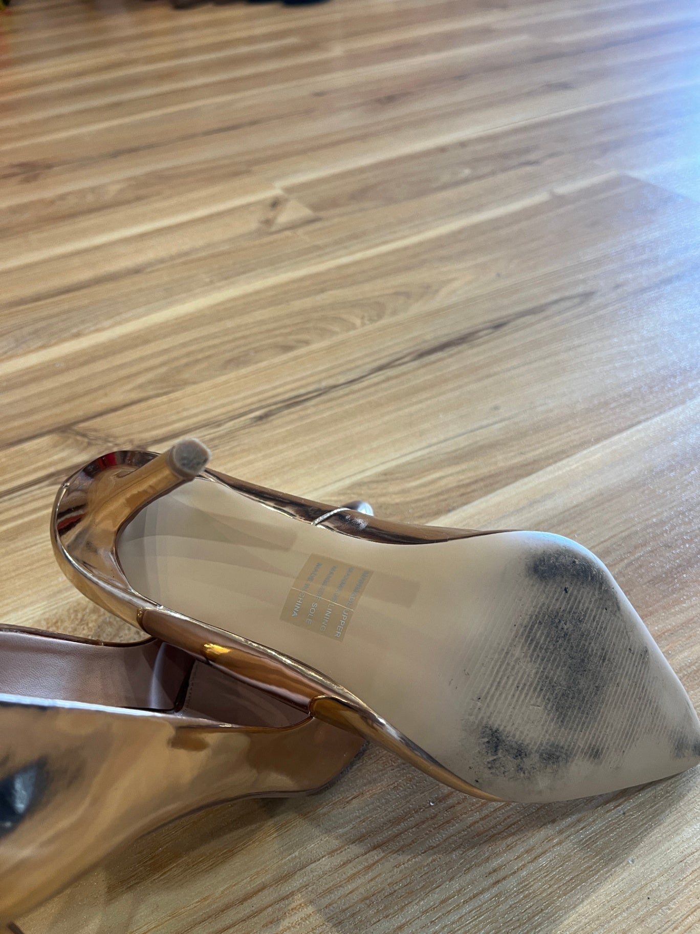 Novo Rose Gold Stilettos – Women's Size 9 | Elegant Party Heels