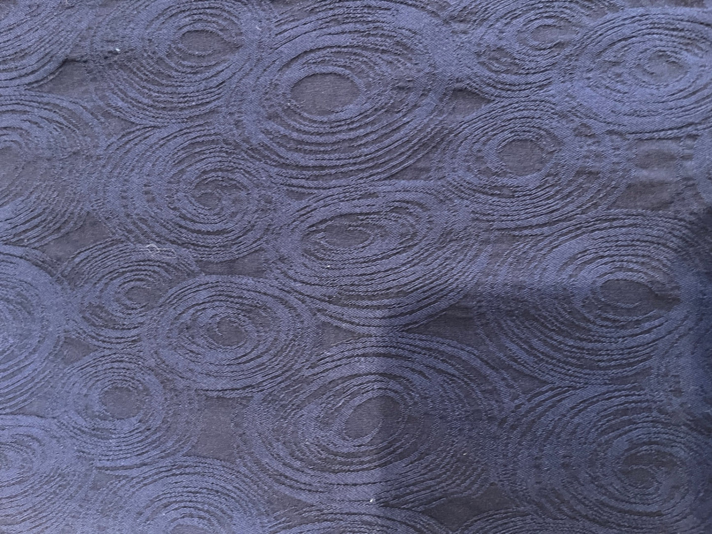 Wild South Blue Skirt with Black Embossed Detail – Size 10 | Chic & Unique