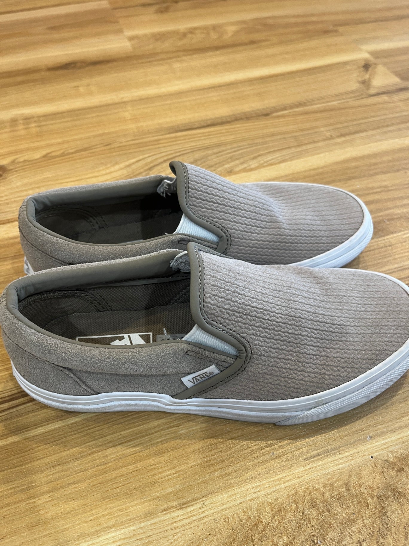 Vans Dusty Pink Suede Slip-On Shoes – Size 36.5 | Soft & Stylish