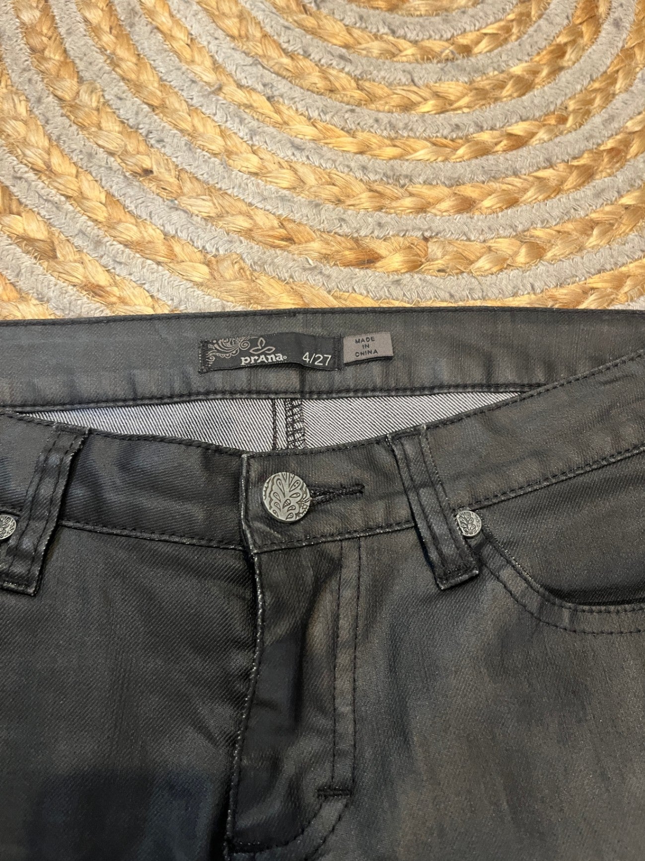 Prana Black Jeans – Size 27 | Classic Everyday Fit