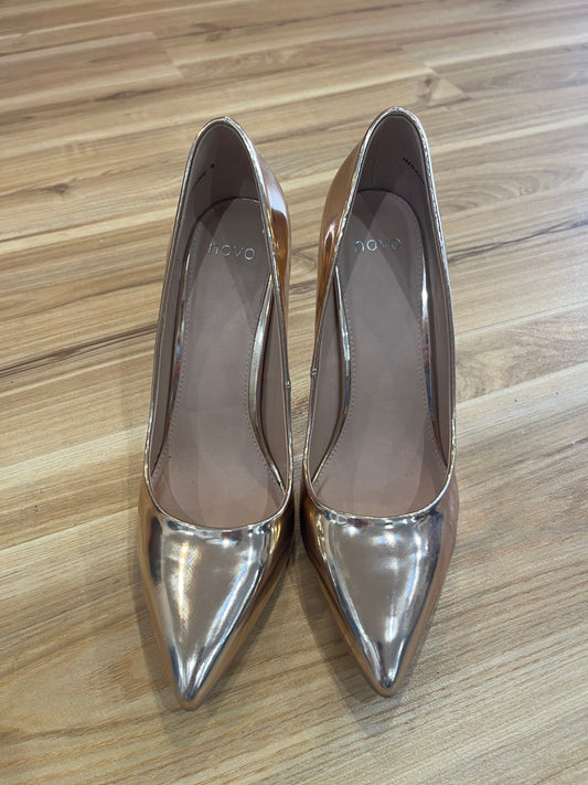 Novo Rose Gold Stilettos – Women's Size 9 | Elegant Party Heels