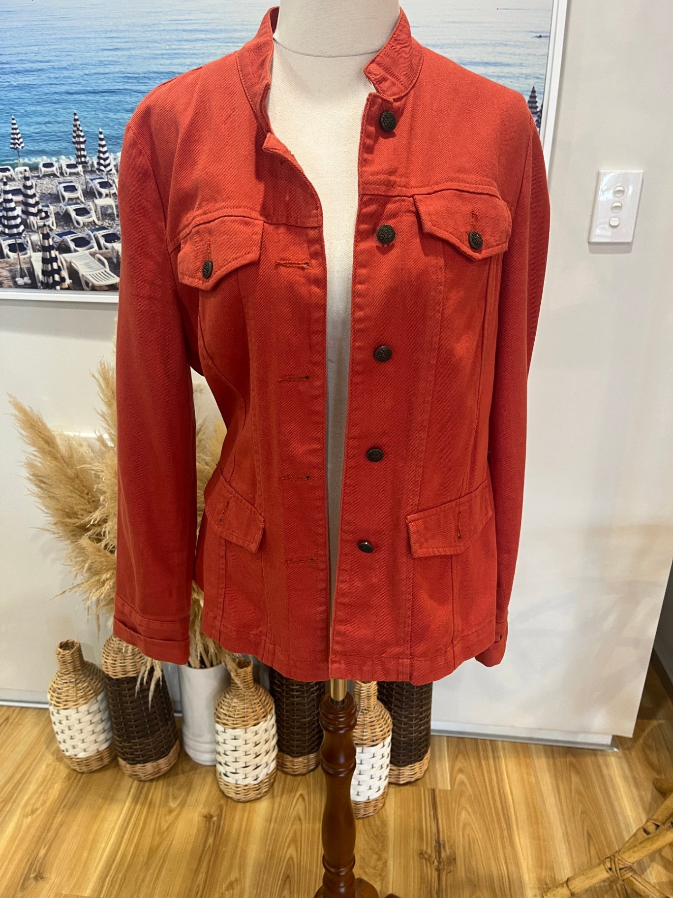 Capture  Burnt Orange Jacket
