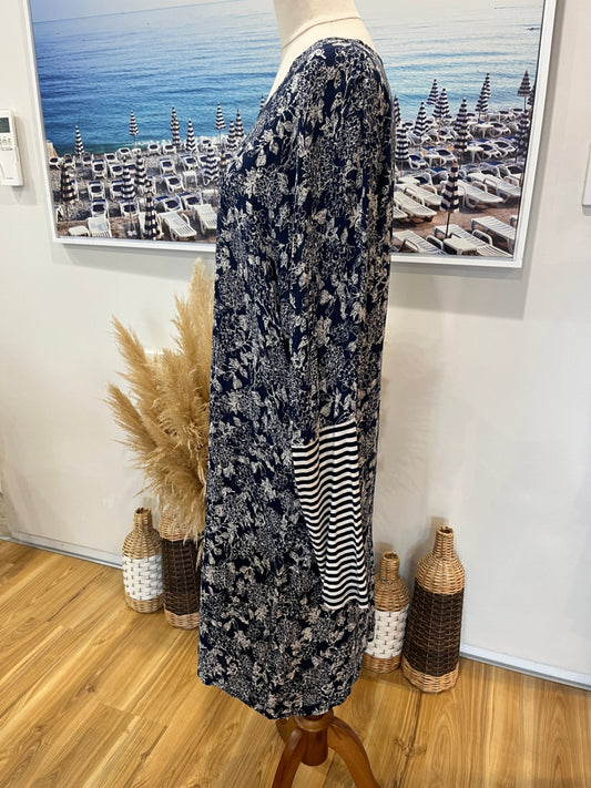 [SALE] Just Country NZ Navy Floral Shift Dress | Size Small