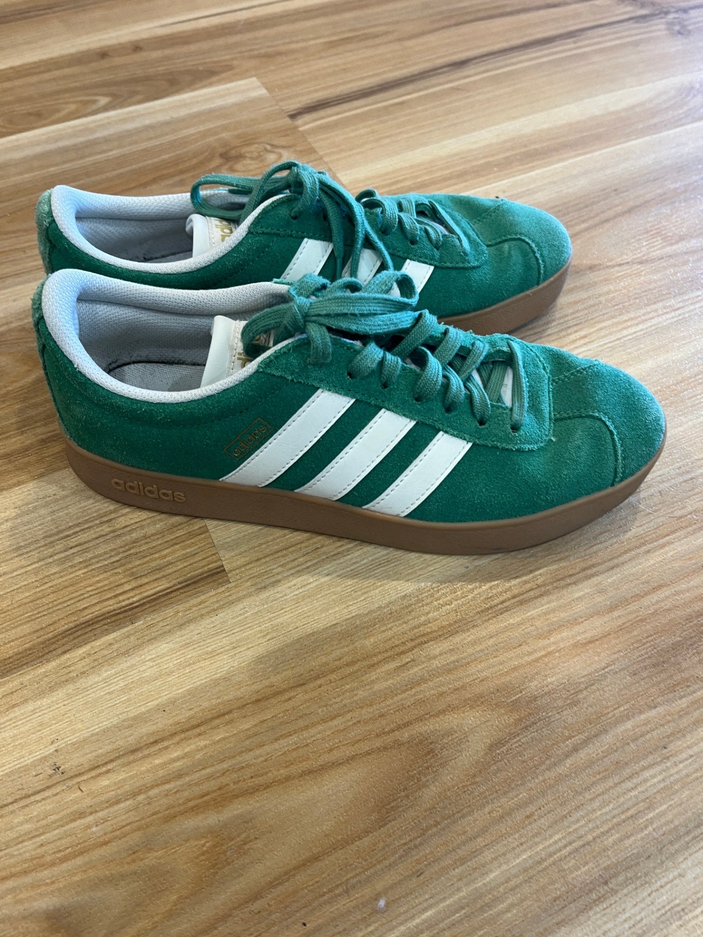 Adidas Green Suede Sneakers | Size EU 40