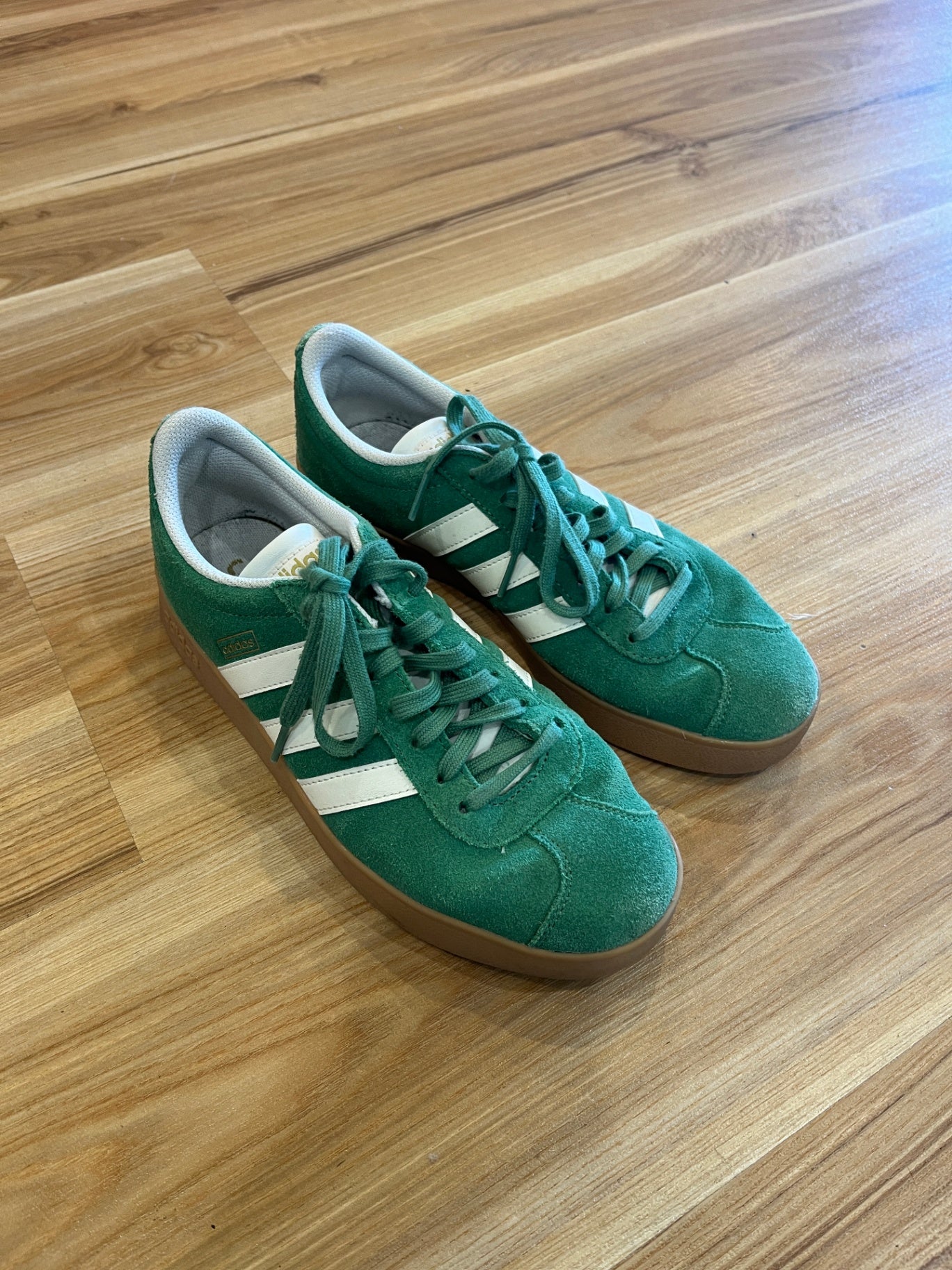 Adidas Green Suede Sneakers | Size EU 40