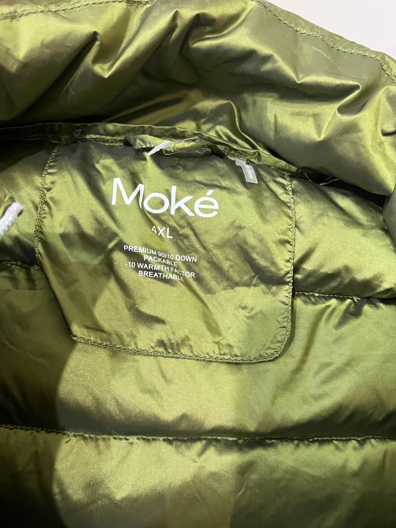 Moke Men's Green Leaf Vest Size 4XL