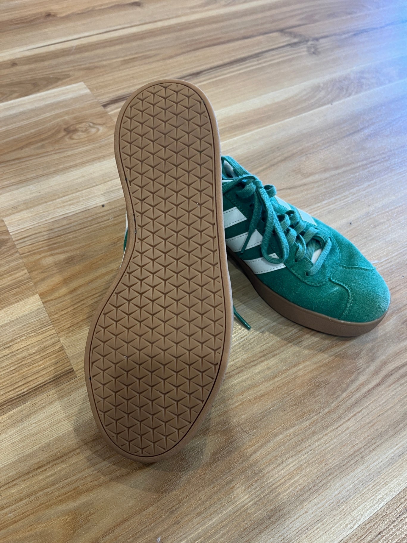 Adidas Green Suede Sneakers | Size EU 40