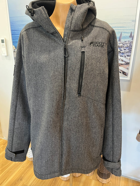 [SALE] Men's Scott Base British Antarctic Expedition Series Hooded Houndstooth Jacket - Size Large