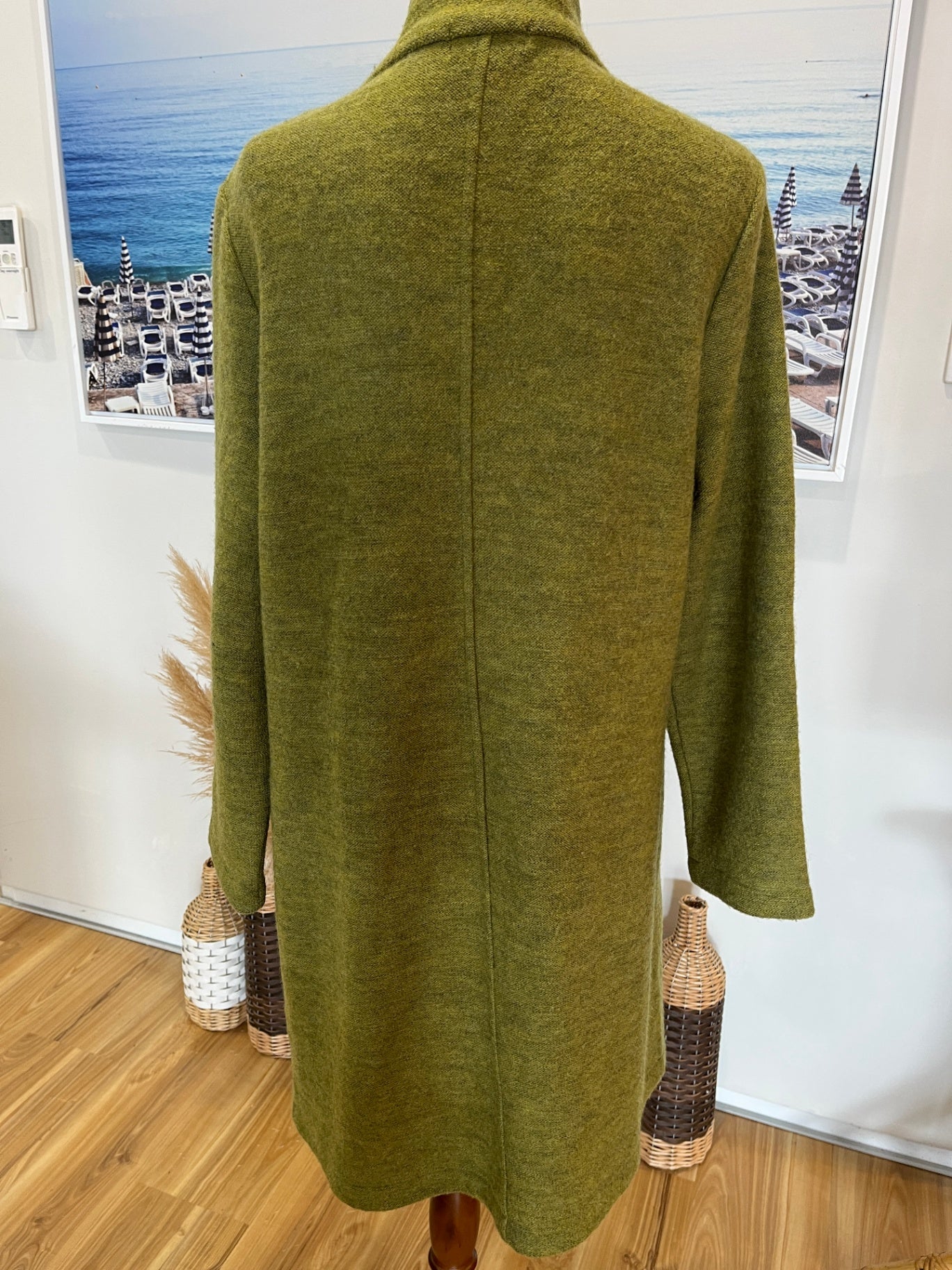 See Saw Coat Medium Lime Green Stylish Winter Coat